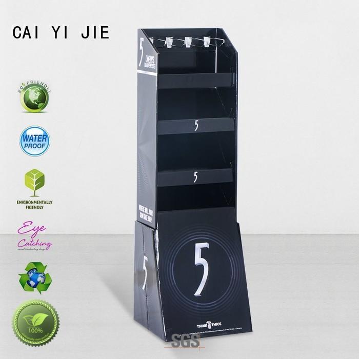 hook printing hook display stand full color CAI YI JIE company