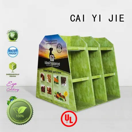 product retail corrugated CAI YI JIE Brand pallet display supplier
