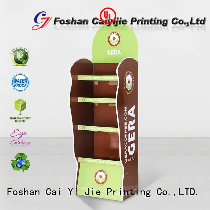 corrugated cardboard pop displays product for store