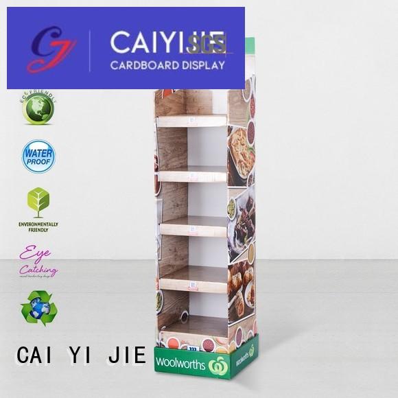 CAI YI JIE Brand display stiand stainless cardboard stand manufacture