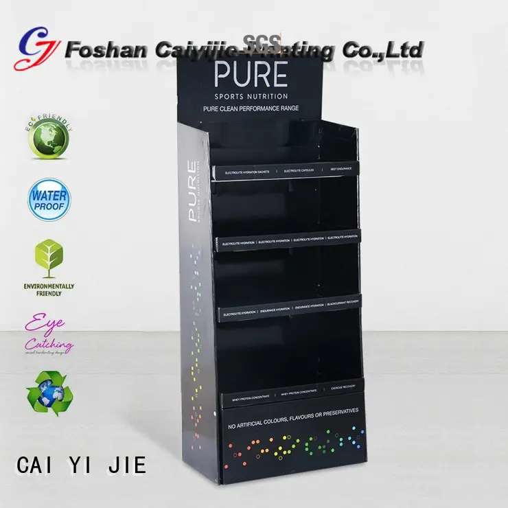 CAI YI JIE cardboard pop up displays stands for store