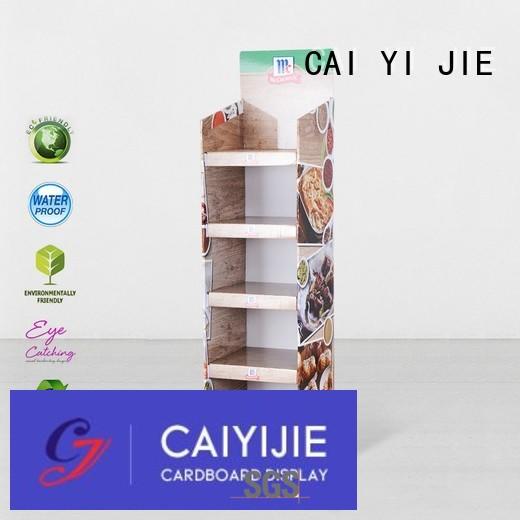 cardboard greeting card display stand pop clip Bulk Buy retail CAI YI JIE