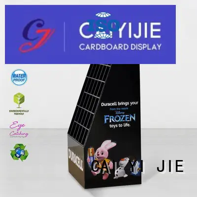 clip stair CAI YI JIE Brand cardboard greeting card display stand factory
