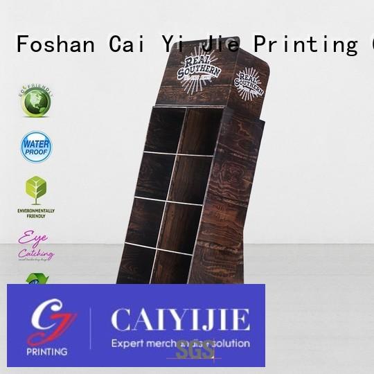 Quality CAI YI JIE Brand cardboard greeting card display stand stand