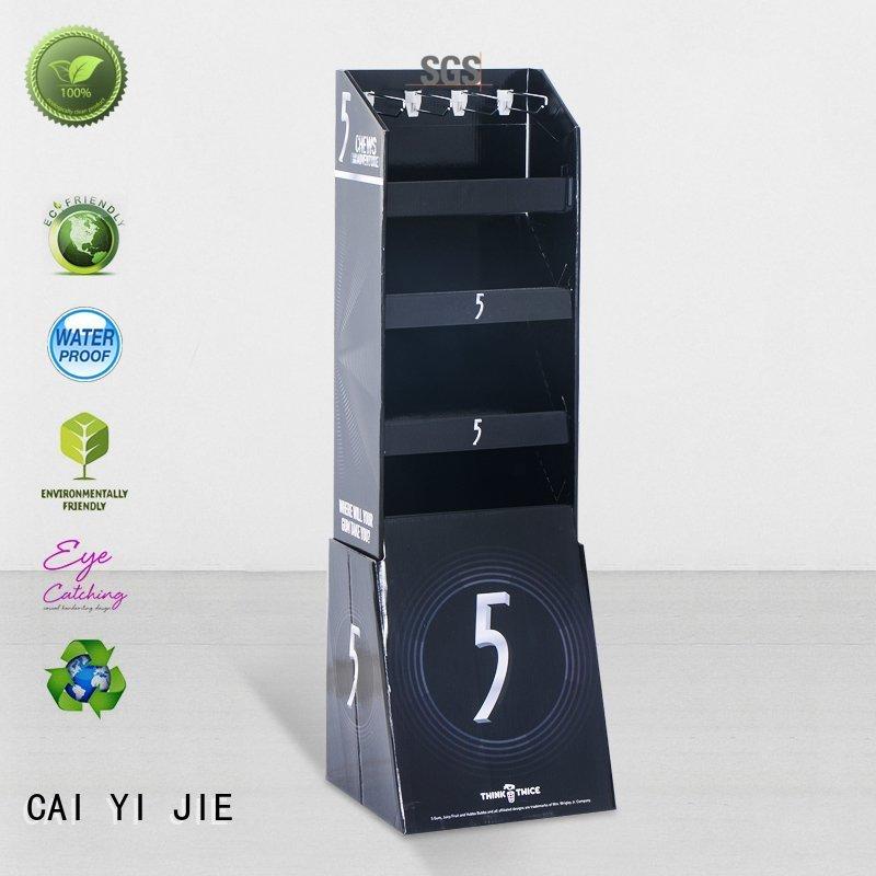 counter hook display stand stair for supermarket CAI YI JIE