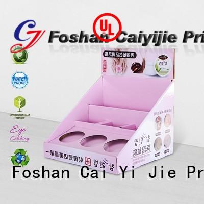 promotional display packaging boxes stands boxes for units chain