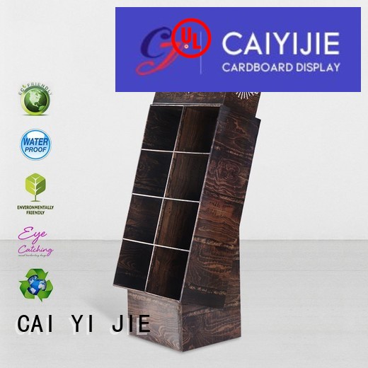 cardboard card display retail for foods CAI YI JIE