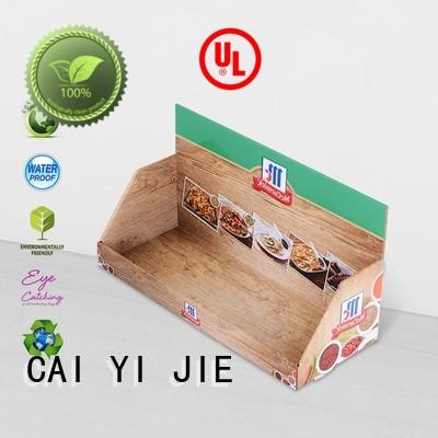CAI YI JIE promotional cardboard counter inquire now for products