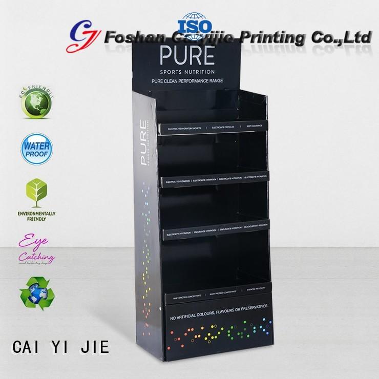 cardboard greeting card display stand point plastic cardboard stand printed company