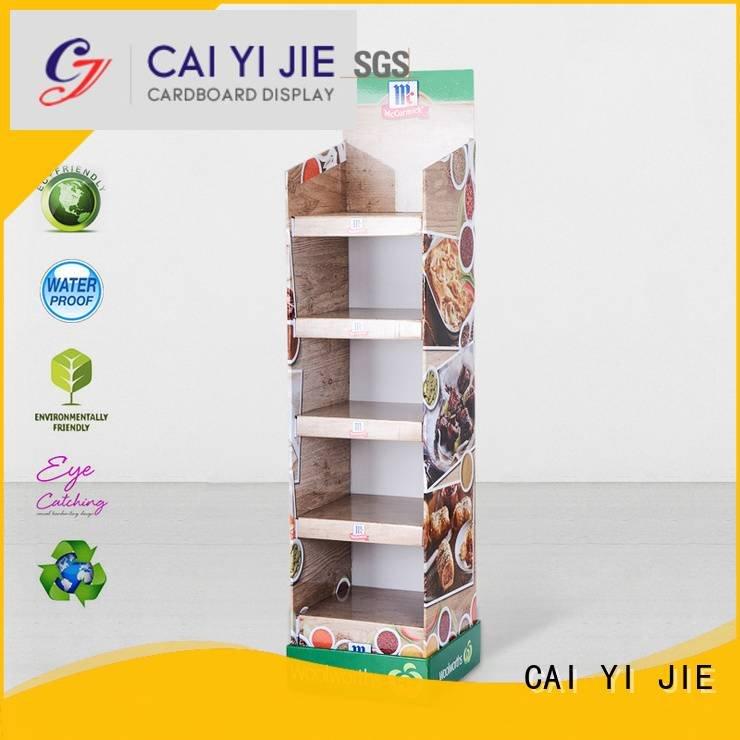 cardboard greeting card display stand Other products Material OEM cardboard stand CAI YI JIE