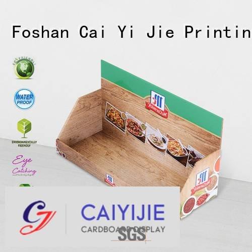 stands cardboard display boxes CAI YI JIE custom cardboard counter displays