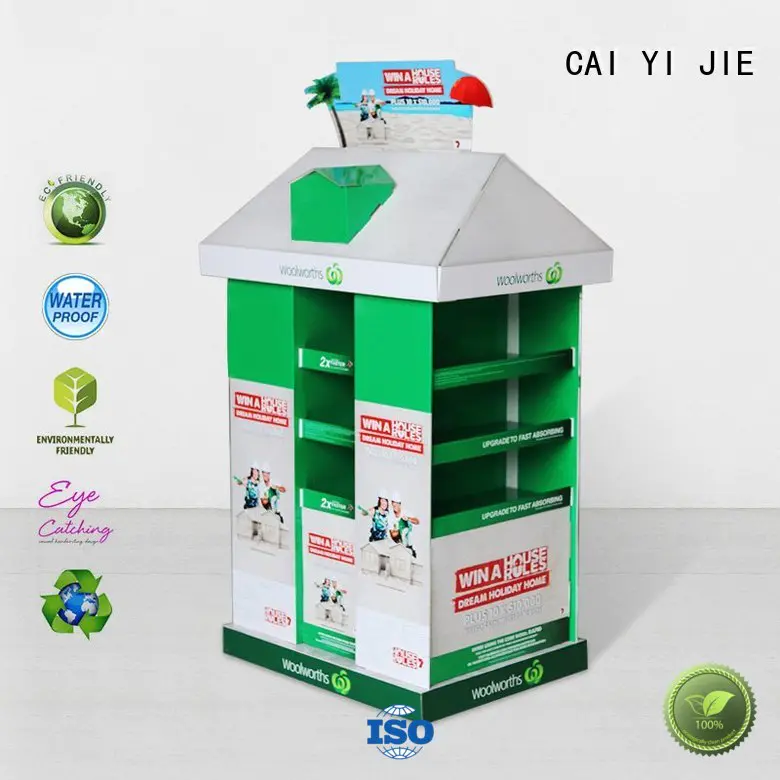 promotional free standing display racks for shop