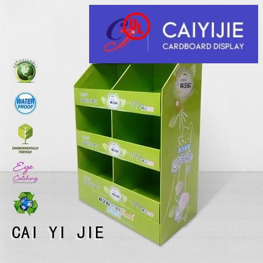 cardboard pallet display plastic CAI YI JIE Brand pallet display
