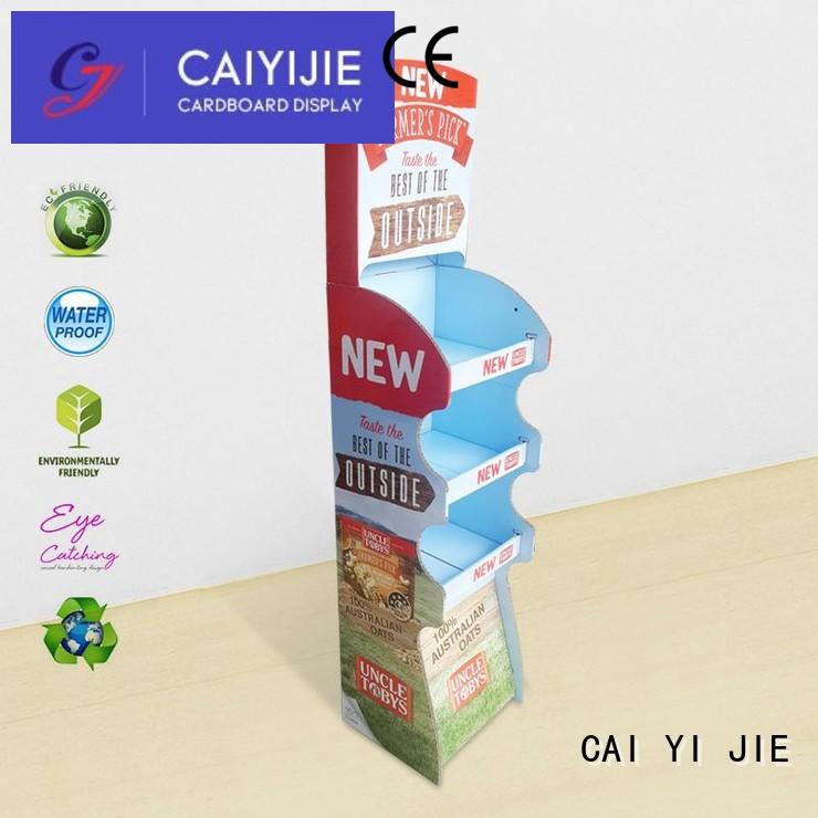 stiand cardboard pop displays clip CAI YI JIE