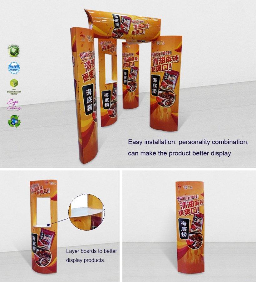 Cardboard Promotional Advertising Lama Display Stands