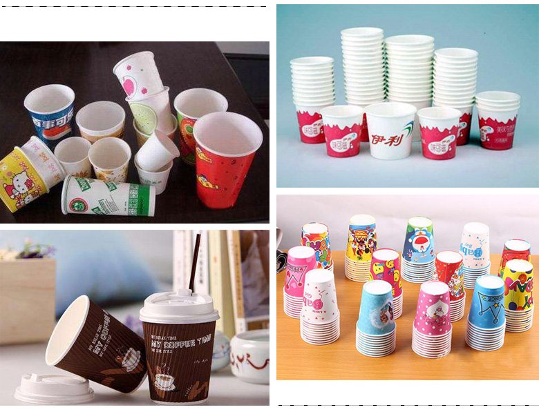 color printing paper cup sleeves for milk or yogurt cup-12