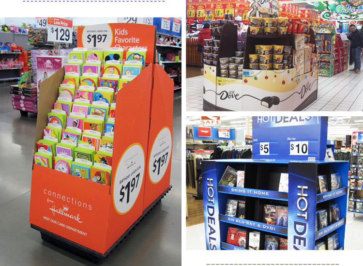 clip pallet display sales for stores