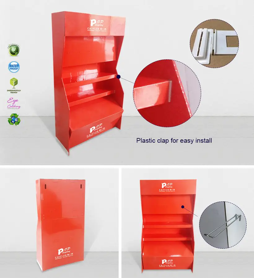tube printed pop CAI YI JIE Brand cardboard stand supplier