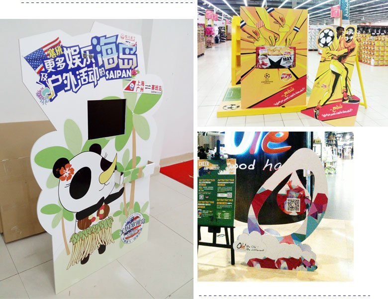 POP Up Free Stand Cardboard Standee For Advertising-8