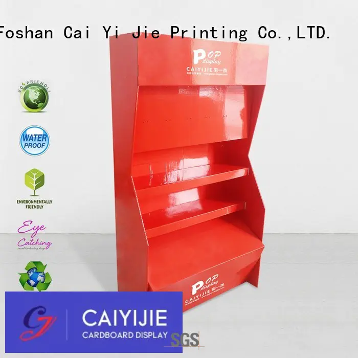 CAI YI JIE large cardboard display operation for beer