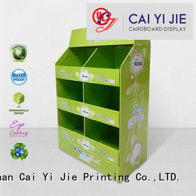 CAI YI JIE Brand easy pos pallet display install carton
