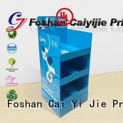 CAI YI JIE Brand cardboard tube cardboard stand stairglossy factory