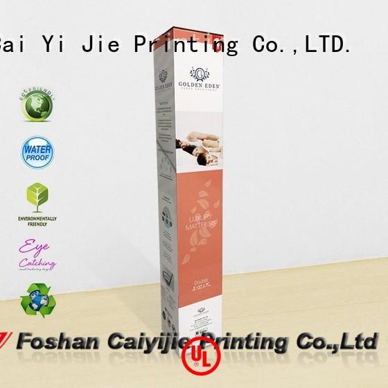 high-quality cardboard packaging color printing for milk display