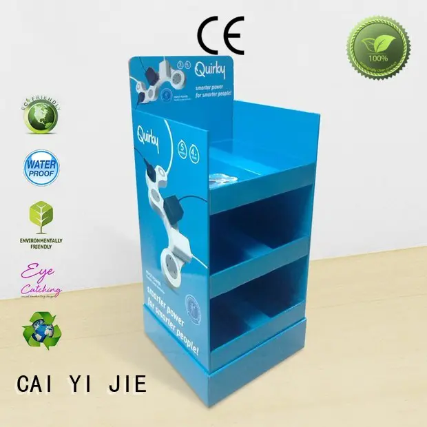 CAI YI JIE super cardboard display shelves