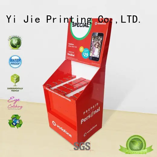 CAI YI JIE OEM free standing display units cardboard cardboard display for perfume