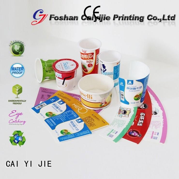 ODM cardboard box manufacturers for yogurt display CAI YI JIE