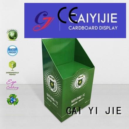 CAI YI JIE super cardboard pop displays shape for milk