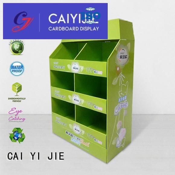 CAI YI JIE Brand racks retail pallet display manufacture