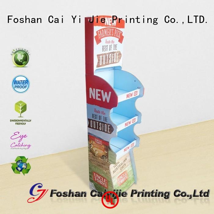 CAI YI JIE multifunctional cardboard display step for milk