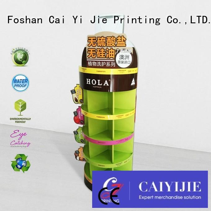 CAI YI JIE displays custom cardboard display stands osram for store
