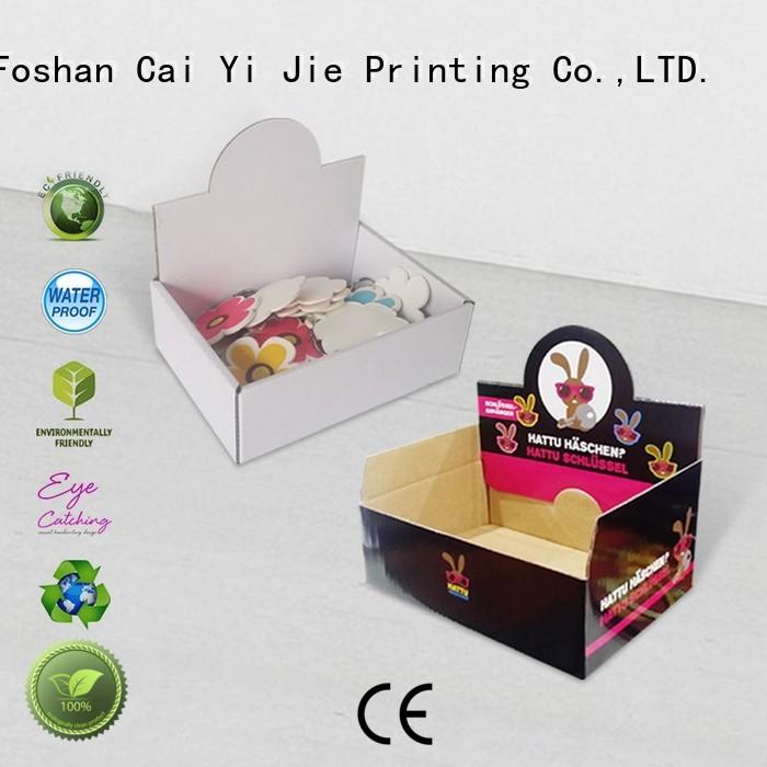CAI YI JIE grocery cardboard countertop displays hot-sale for stores