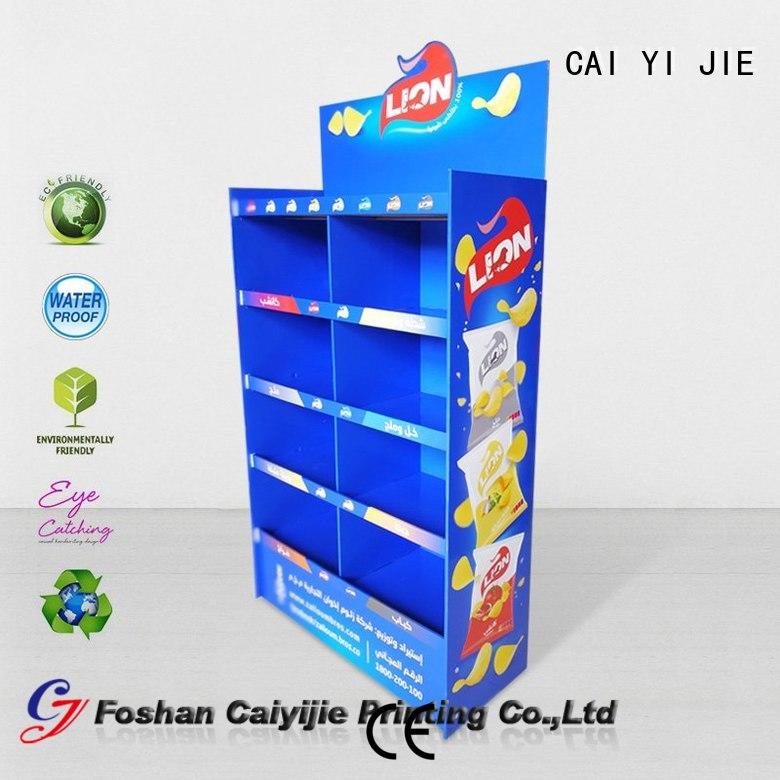 Hot stainless cardboard stand stands sale CAI YI JIE Brand