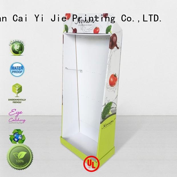 CAI YI JIE cardboard pop displays for cabinet