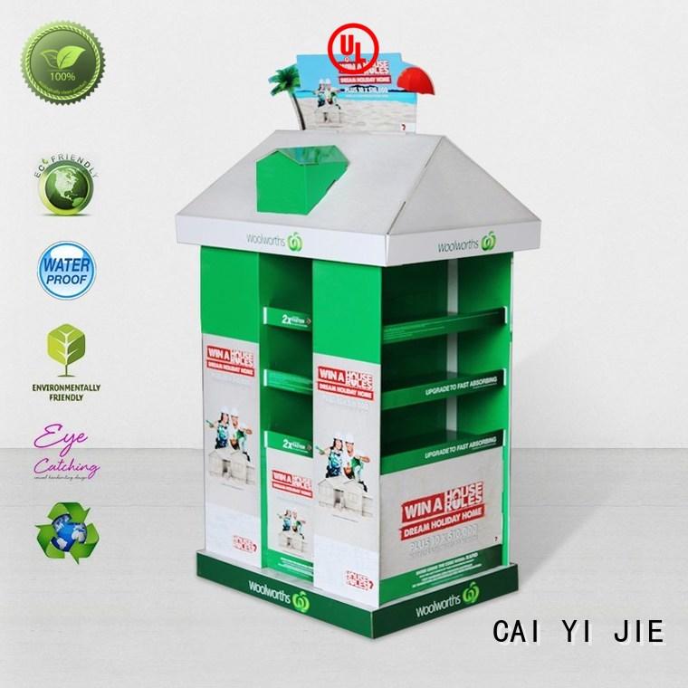 corrugated clip CAI YI JIE Brand pallet display