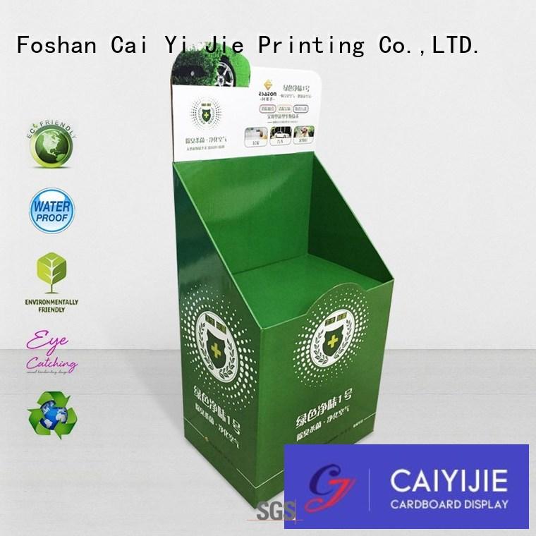 displays stair super cardboard greeting card display stand CAI YI JIE Brand