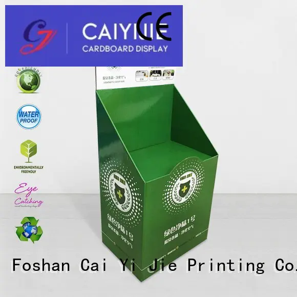 special cardboard pos display chain for foods CAI YI JIE