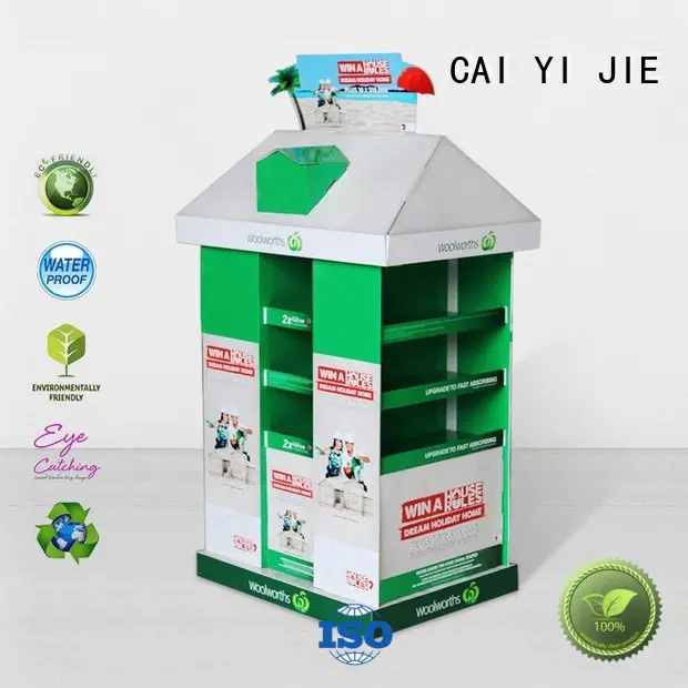 CAI YI JIE advertising cardboard pallets uk retail for chain store