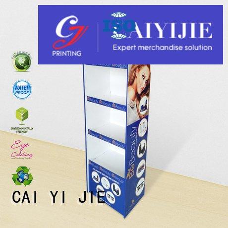 CAI YI JIE cardboard stand displays printing super stand