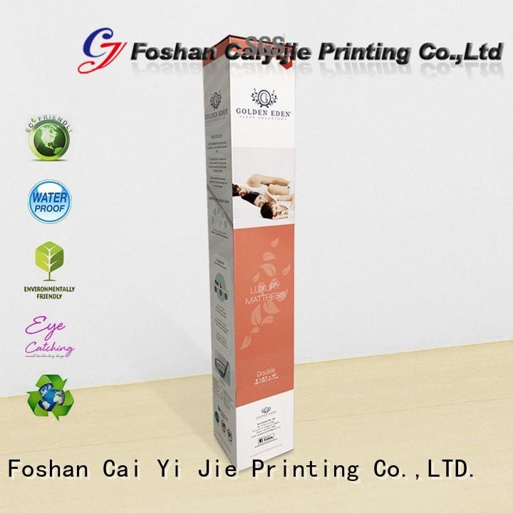 CAI YI JIE custom packaging boxes color printing for milk display