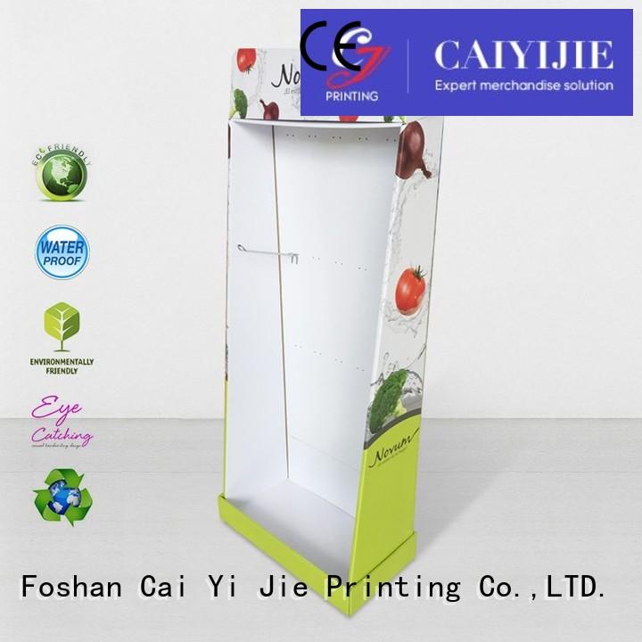 printing stair product cardboard stand point CAI YI JIE Brand