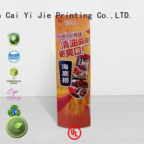CAI YI JIE display totem durable for advertizing