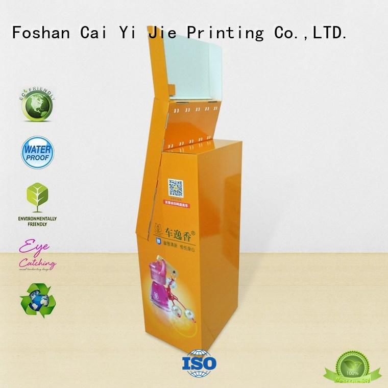 CAI YI JIE custom cardboard magazine stand for perfume
