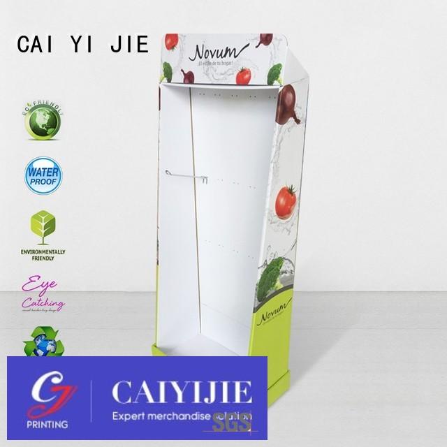 CAI YI JIE Brand tube product cardboard stand manufacture
