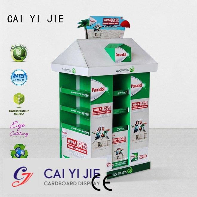 CAI YI JIE racks pallet display install easy
