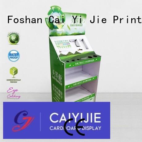 clip cardboard retail display special for electronic lights for grids CAI YI JIE