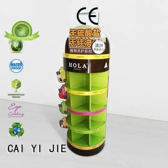 special cardboard display units chip for milk CAI YI JIE
